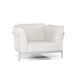 Manutti Nami Fauteuil Club Lounge, coussins non inclus Flint AF13 