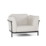 Manutti Nami Fauteuil Club Lounge, coussins non inclus Lava AF10 