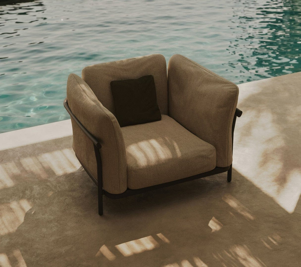 Manutti Nami Set de coussins avec accoudoirs pour Fauteuil Club Lounge 