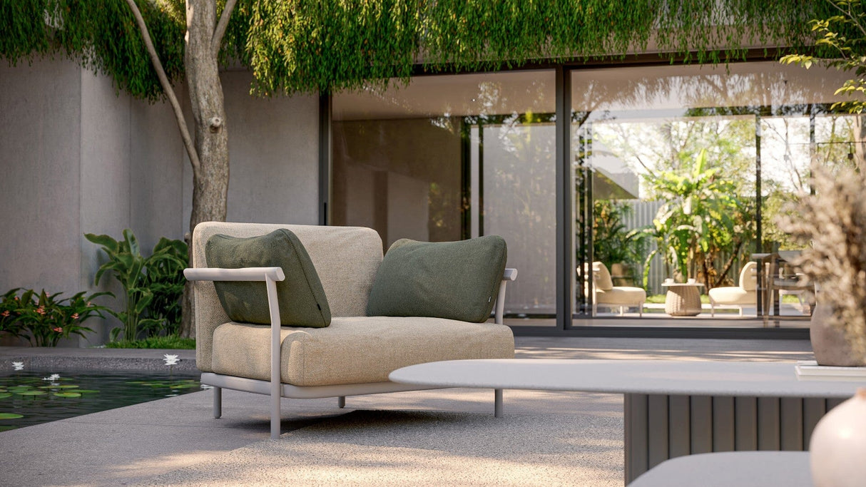 Manutti Nami Set de coussins sans accoudoirs pour Fauteuil Club Lounge 