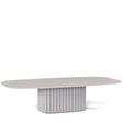 Manutti Nami Table basse céramique 148x74cm h:36cm Flint AF13 Céramique Perla 12mm 5K66 