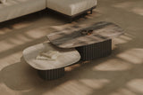 Manutti Nami Table basse céramique 78x78cm h:27cm 