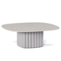 Manutti Nami Table basse céramique 78x78cm h:27cm Flint AF13 Céramique Perla 12mm 5K66 