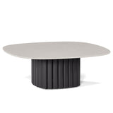 Manutti Nami Table basse céramique 78x78cm h:27cm Lava AF10 Céramique Perla 12mm 5K66 