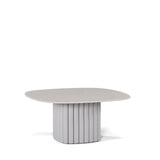 Manutti Nami Table basse céramique 78x78cm h:36cm Flint AF13 Céramique Perla 12mm 5K66 
