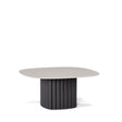 Manutti Nami Table basse céramique 78x78cm h:36cm Lava AF10 Céramique Perla 12mm 5K66 