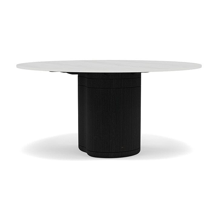 Manutti Ogado Table Repas Ø148cm Teck Scuro HFTS Céramique Perle 12mm (5K66) 