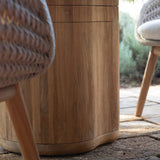 Manutti Ogado Table repas Organic 310x135cm Brushed Teak 