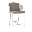 Manutti Radoc Radius Barstool 61, coussins en sus Flint SF13 - Rope Pepper M514 4,5mm (1R04) 