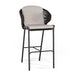 Manutti Radoc Radius Barstool 76, coussins non inclus Lava SF10 - Rope Anthracite 4.5mm (1R03) 