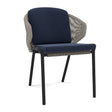 Manutti Radoc Radius Set de coussins Fauteuil repas / Barstool (Cat.A) FR Abyss CF008 