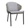Manutti Radoc Radius Set de coussins Fauteuil repas / Barstool (Cat.B) Chinchilla grey C180 