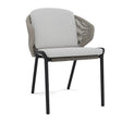 Manutti Radoc Radius Set de coussins Fauteuil repas / Barstool (Cat.B) FR Moon white CF169 