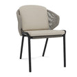 Manutti Radoc Radius Set de coussins Fauteuil repas / Barstool (Cat.B) FR Sepia C004 