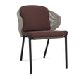 Manutti Radoc Radius Set de coussins Fauteuil repas / Barstool (Cat.C) FR Burgundy truffle C195 