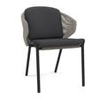 Manutti Radoc Radius Set de coussins Fauteuil repas / Barstool (Cat.C) Graphite C049 