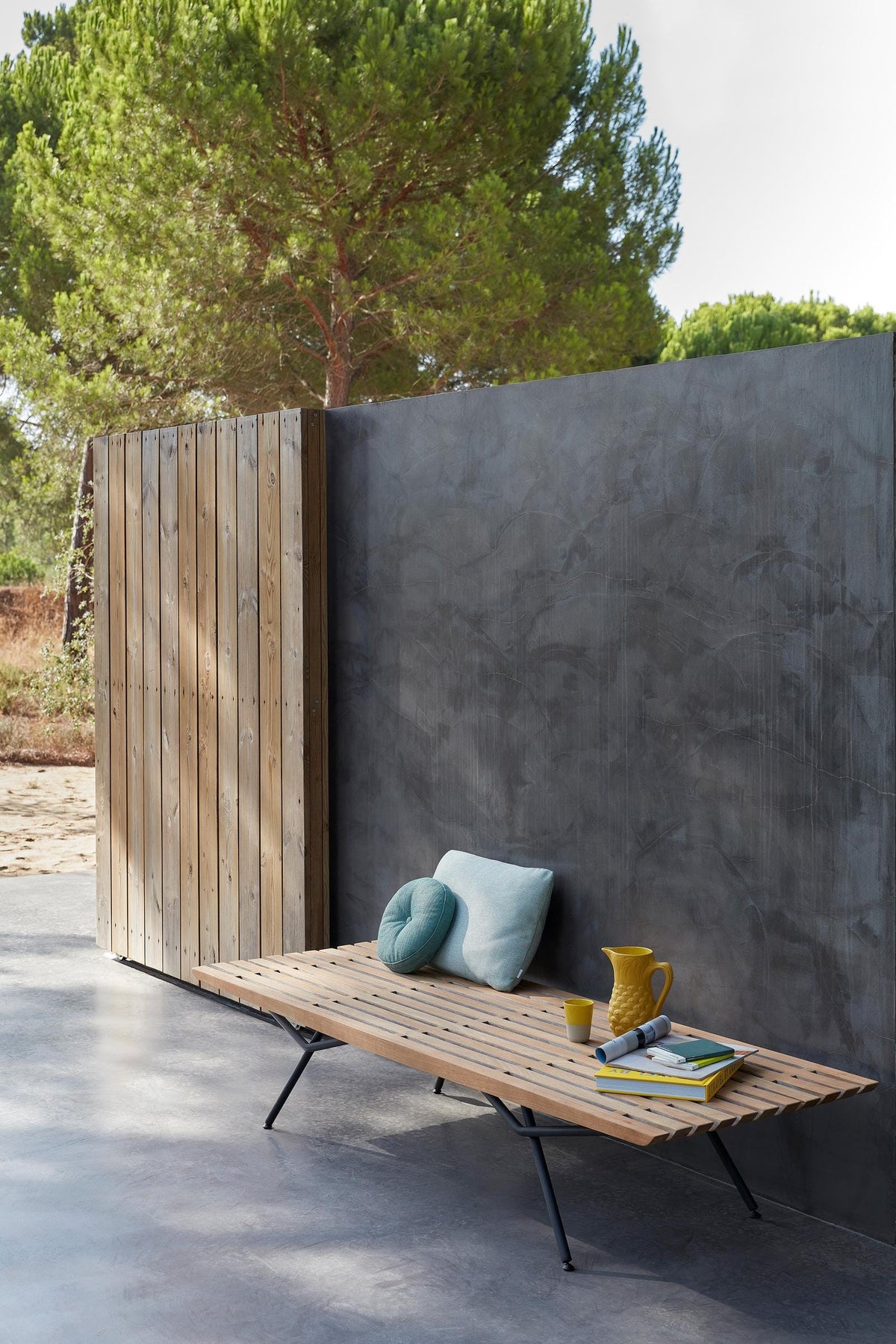Manutti San Bench Banc sans dossier 200x65cm h:35cm 