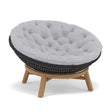 Manutti Sandua Coussin d'assise et de dossier pour Papasan Daybed (Cat.B) Chinchilla grey C180 