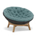 Manutti Sandua Coussin d'assise et de dossier pour Papasan Daybed (Cat.B) Emerald C138 