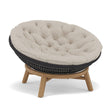 Manutti Sandua Coussin d'assise et de dossier pour Papasan Daybed (Cat.B) Mink ragdoll C174 