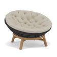 Manutti Sandua Coussin d'assise et de dossier pour Papasan Daybed (Cat.B) Sepia C004 