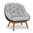 Manutti Sandua Set de Coussin pour High back Lounge Chair (Cat.B) Chinchilla grey C180 