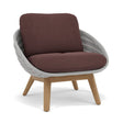 Manutti Sandua Set de coussins Fauteuil Lounge (Cat.C) FR Burgundy truffle C195 
