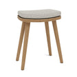 Manutti Solid Coussin d'assise Stool (Cat.B) Nebbia C140 