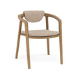 Manutti Solid Set de coussins Assise et Dossier Fauteuil repas et Barstool with back (Cat.B) Ginger sand C192 