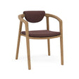 Manutti Solid Set de coussins Assise et Dossier Fauteuil repas et Barstool with back (Cat.C) FR Burgundy truffle C195 