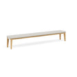 Manutti Sunrise Coussin d'assise Banc 300x42cm (Cat.A) Salty White C145 (Quickship) 