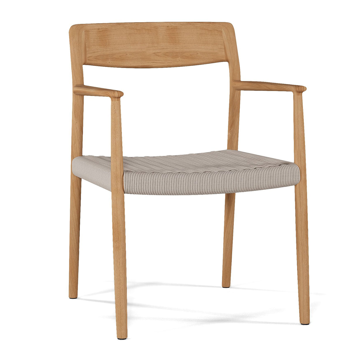 Manutti Tamo Dining Chair - Fauteuil repas, coussins non inclus Corde Pepper 1R04 