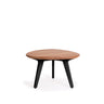 Manutti Torsa Organic Table basse Ø60cm h:35cm Piètement Teak scuro + Plateau Teak brushed 