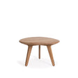 Manutti Torsa Organic Table basse Ø60cm h:35cm Teak brushed 
