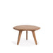 Manutti Torsa Organic Table basse Ø60cm h:35cm Teak brushed 