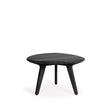 Manutti Torsa Organic Table basse Ø60cm h:35cm Teak scuro 
