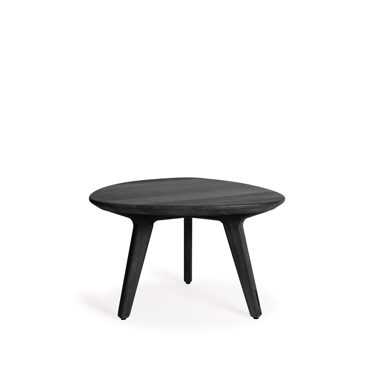 Manutti Torsa Organic Table basse Ø60cm h:35cm Teak scuro 