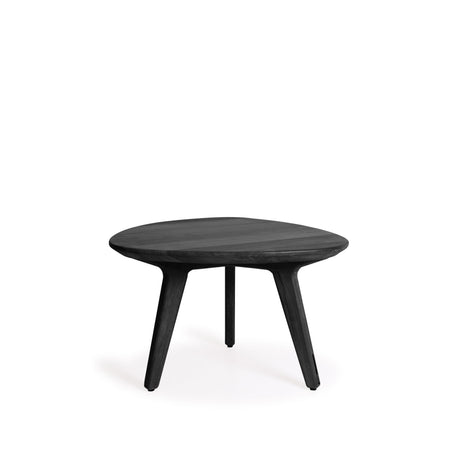 Manutti Torsa Organic Table basse Ø60cm h:35cm Teak scuro 