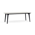 Manutti Torsa Table 264x118cm h:90cm Teak nero Céramique Speckled Sand 12mm (5K73) 