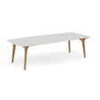 Manutti Torsa Table 264x118cm Teak Natural (HFTK) Céramique Perla 12mm (5K66) 