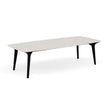 Manutti Torsa Table 264x118cm Teak Nero Scuro (HFTN) Céramique Speckled Sand 12mm (5K73) 