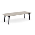 Manutti Torsa Table 264x118cm Teak Nero Scuro (HFTN) Céramique Travertin Crema 12mm (5K74) 