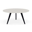 Manutti Torsa Table ø148cm Teak Brushed Scuro (HFTN) Céramique Speckled Sand 12mm (5K73) 