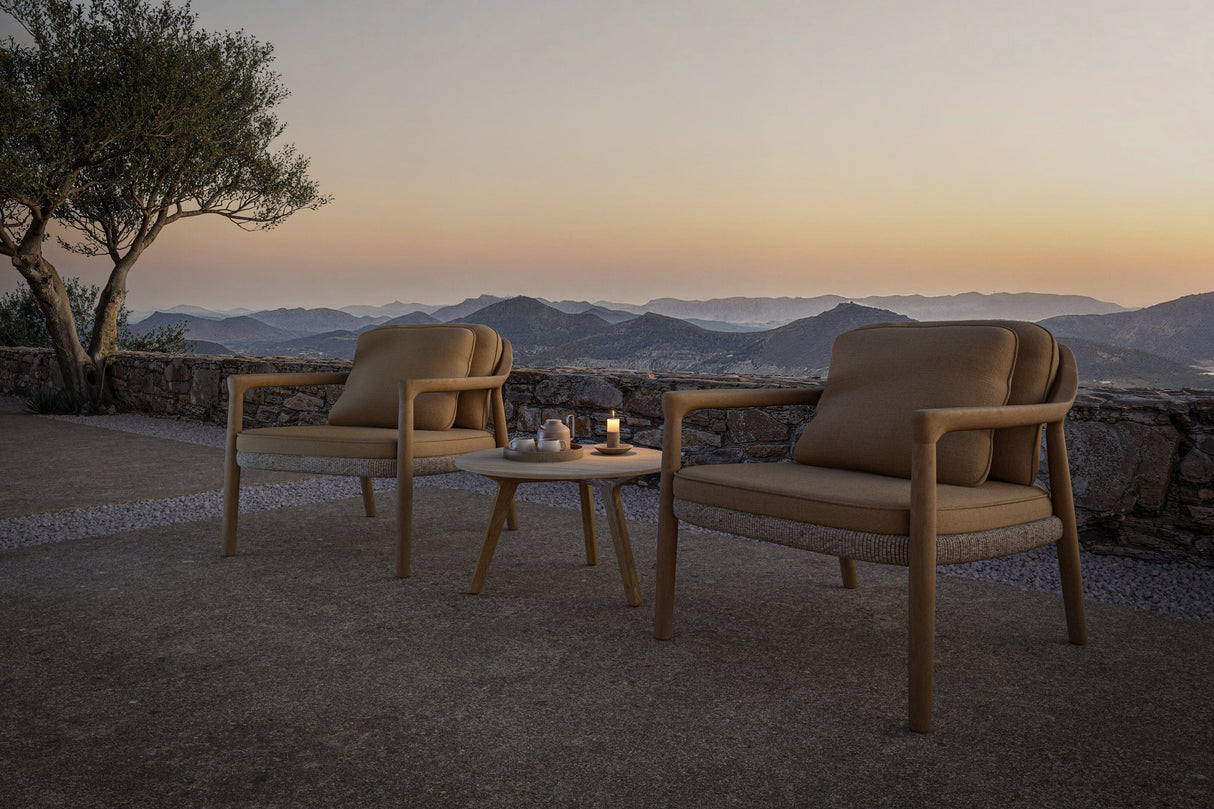 Manutti Yiko Lounge Chair, coussin non inclus 