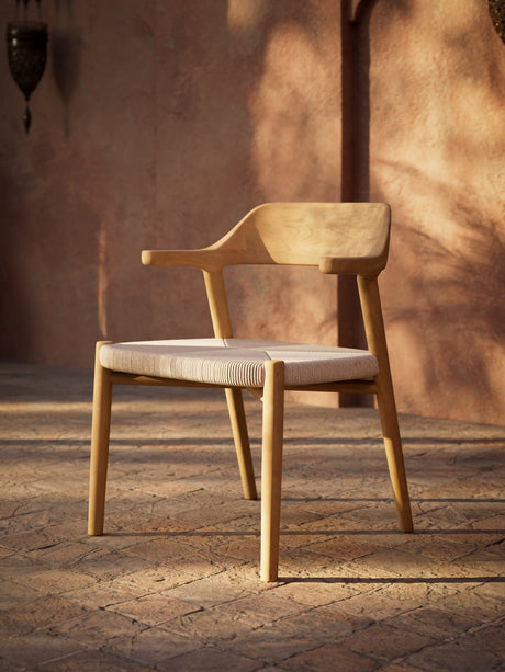Manutti Yiko Side chair - Chaise repas, coussin non inclus 