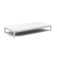 Manutti Zendo Sense Coffee Table 96x46cm h:15cm Flint AF13 Ceramic Marble White 12mm 5K58 