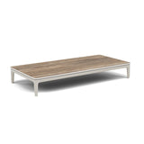 Manutti Zendo Sense Coffee Table 96x46cm h:15cm Flint AF13 Ceramic Travertin Geo 12mm 5K54 