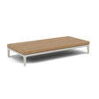 Manutti Zendo Sense Coffee Table 96x46cm h:15cm Flint AF13 Teak Slates 2H43 