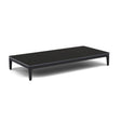 Manutti Zendo Sense Coffee Table 96x46cm h:15cm Lava AF10 Ceramic Basalt Black 12mm 5K67 