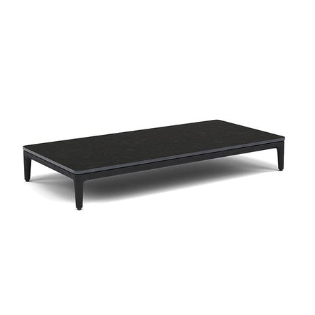 Manutti Zendo Sense Coffee Table 96x46cm h:15cm Lava AF10 Ceramic Basalt Black 12mm 5K67 